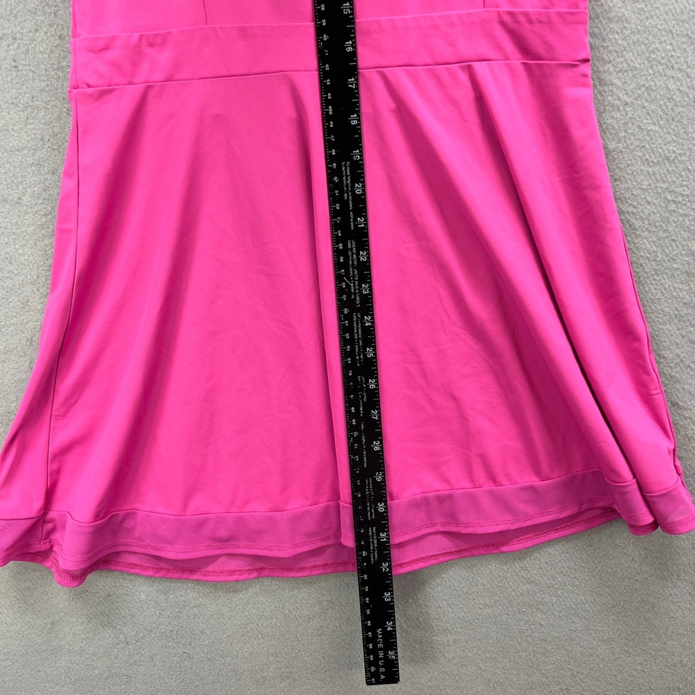 Original Penguin Polo Dress Womens S Pink Sleeveless Golf Tennis Skater - Picture 7 of 11